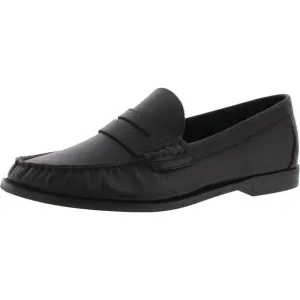 Steve Madden Mens KINGSTON Black Comfort Insole Leather Loafers New