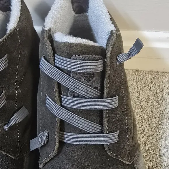 Stio Colter Mid Men's Boots, Size 9 Gray Weather-Resistant Oiled Suede