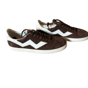 Stuart Weitzman Brown Suede Fashion Sneakers