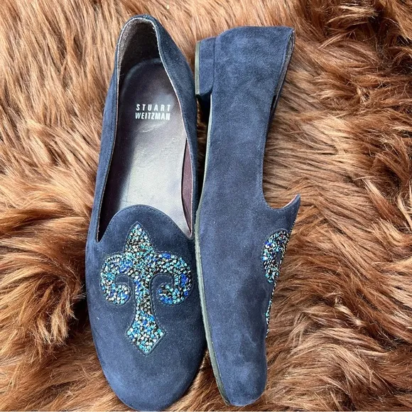 Stuart Weitzman Fleur De Lis Loafers