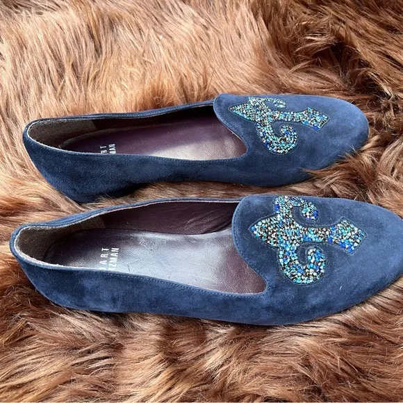 Stuart Weitzman Fleur De Lis Loafers