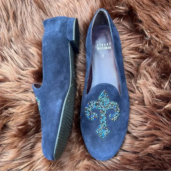 Stuart Weitzman Fleur De Lis Loafers