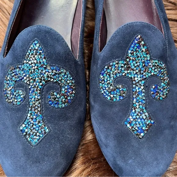 Stuart Weitzman Fleur De Lis Loafers