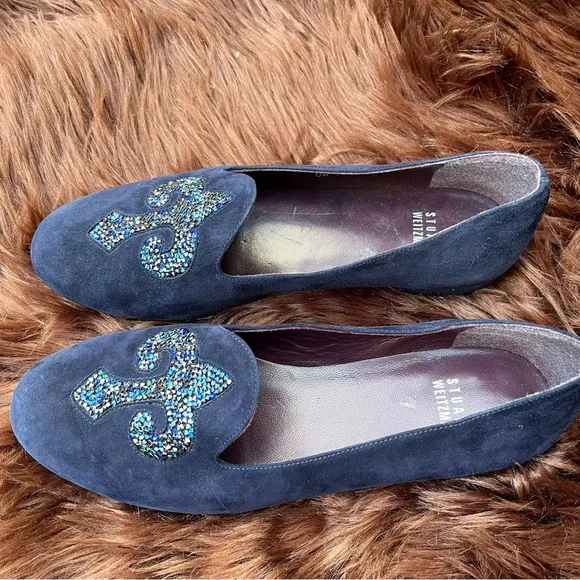 Stuart Weitzman Fleur De Lis Loafers