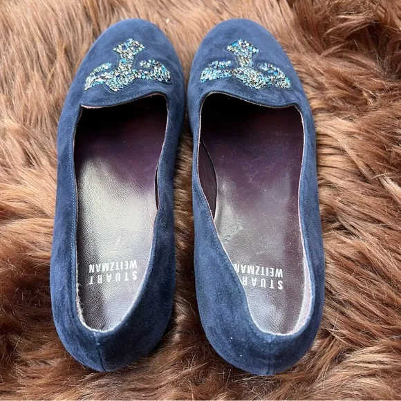 Stuart Weitzman Fleur De Lis Loafers
