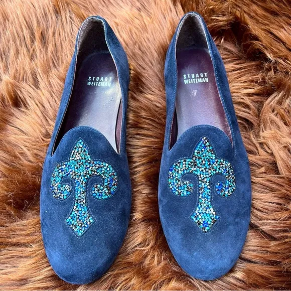 Stuart Weitzman Fleur De Lis Loafers