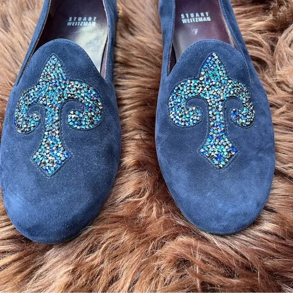 Stuart Weitzman Fleur De Lis Loafers