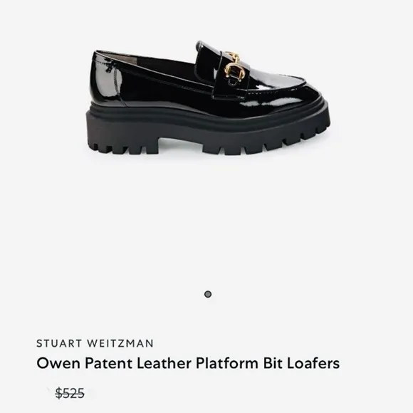 Stuart Weitzman Owen Platform Bit Loafers Lug Sole