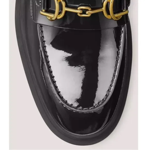 Stuart Weitzman Owen Platform Bit Loafers Lug Sole