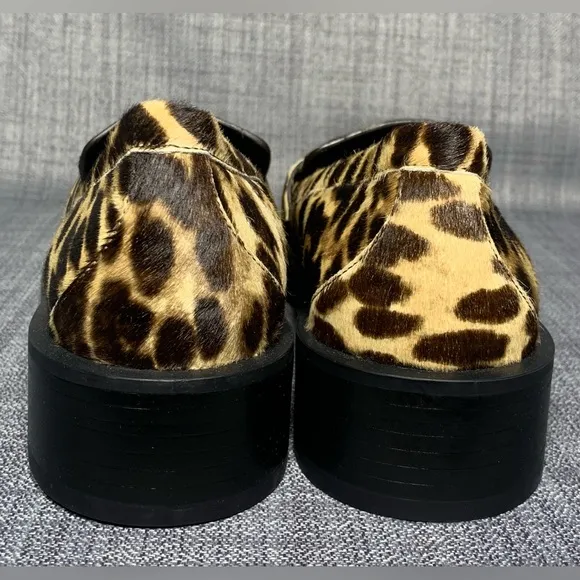 Stuart Weitzman Palmer Leopard Print Classic Loafers