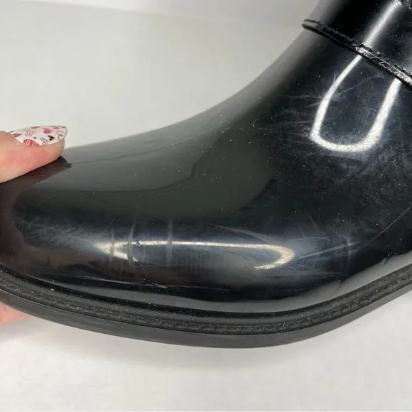 Stuart Weitzman Stirrup Quilted Rain Boots
