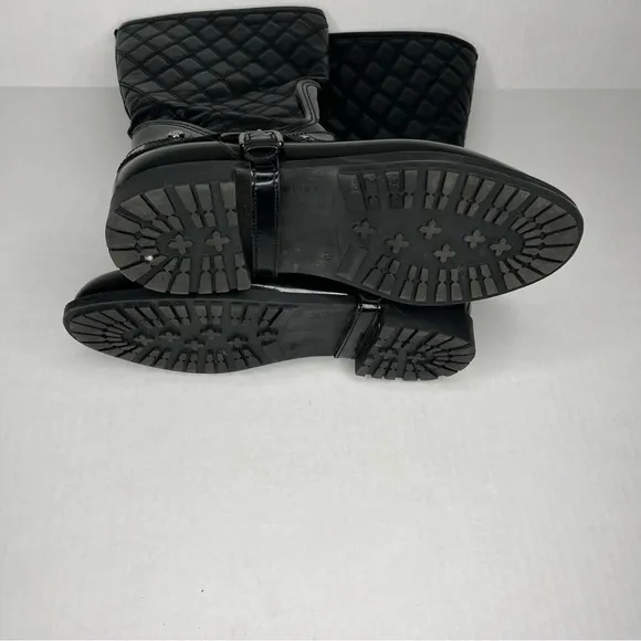 Stuart Weitzman Stirrup Quilted Rain Boots