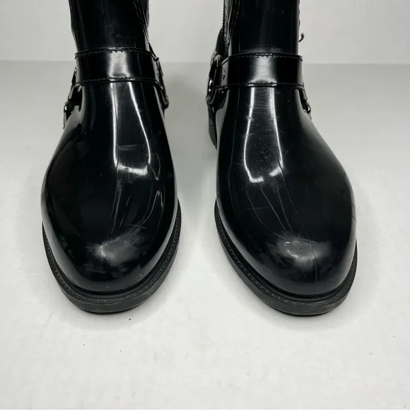 Stuart Weitzman Stirrup Quilted Rain Boots