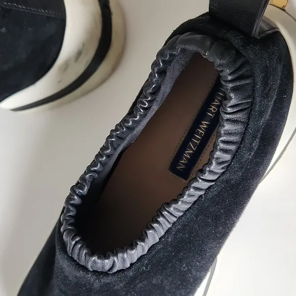 STUART WEITZMAN | SW-612 Sneakers black suede Sz 9