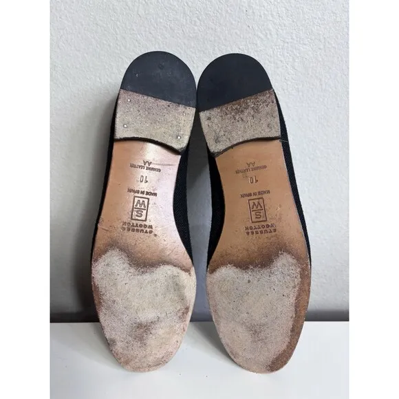 Stubbs &amp; Wootton  Loafer Womens 10 Embroidered Needlepoint Slipper Shoe $575