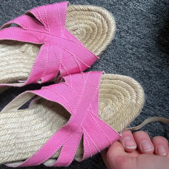 Stubbs and Wootton Pink Espadrilles