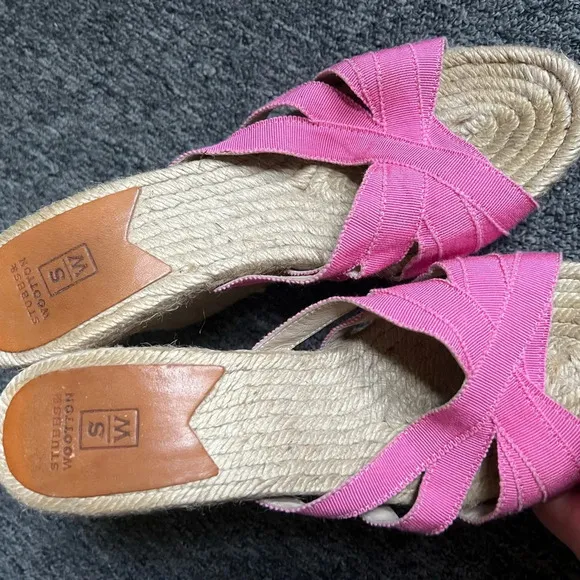 Stubbs and Wootton Pink Espadrilles