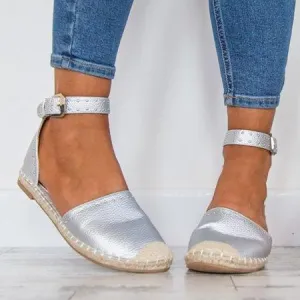 Summer Style Sandals Pu Flat Espadrilles Sandals