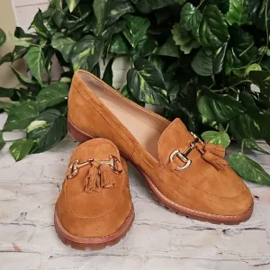 Talbots NWOT Cassidy Suede Tassel Loafers 8.5
