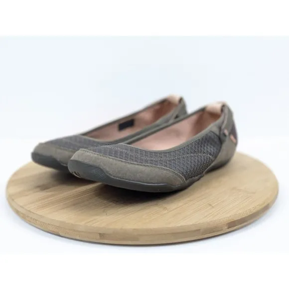 Teva Flats Slip On Size 9.5 Brown Mary Jane Shoes Niyama Ballet