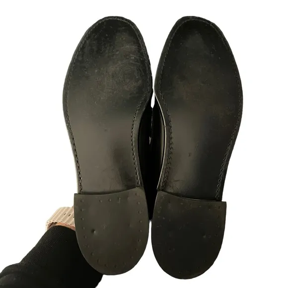The Bristol Shoe Black Leather Penny Loafers Size 9.5 Women’s Narrow