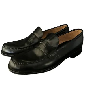 The Bristol Shoe Black Leather Penny Loafers Size 9.5 Women’s Narrow