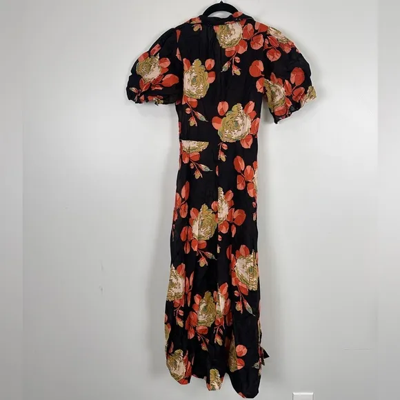 THE GREAT. Cabbage Rose Print The Bridge Dress