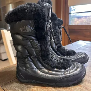 The North Face‎ Boots, black winter Fur Lined Weatherproof Women 6.5 Ortholite