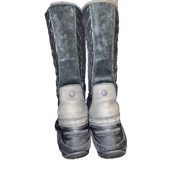 THE NORTH FACE Thermoball Womens Utility Tall Black Quilted Boots Sz 9US
