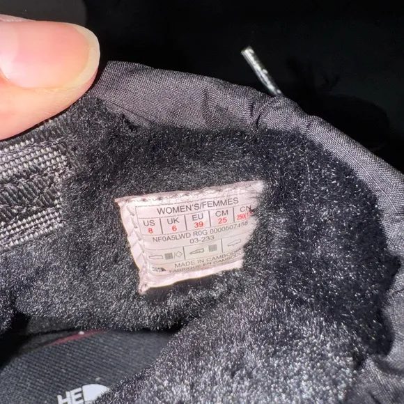 The North Face Women's Black Fleece-Lined Boots