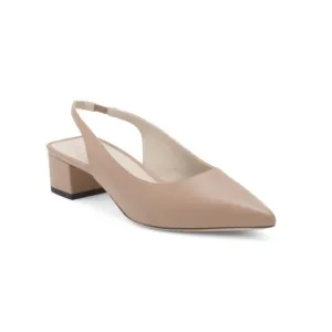 THEORY Dark Nude Made In Italy Leather Mary Jane Flats