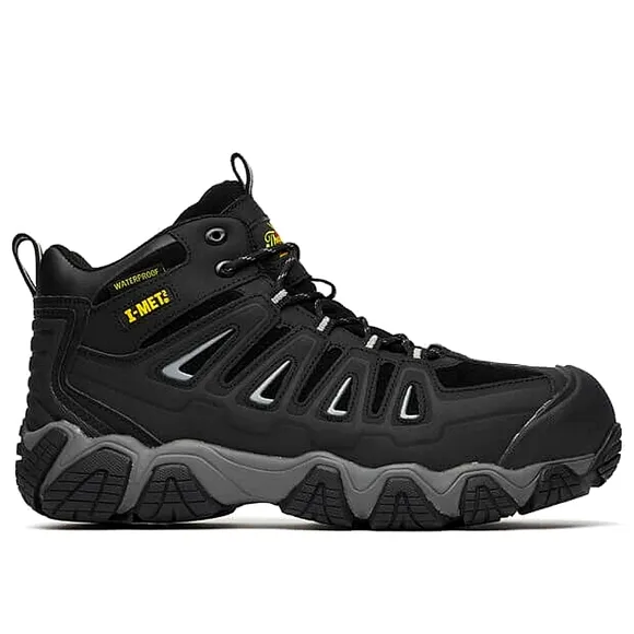 Thorogood &quot;Crosstrex I-Met²&quot; Composite Toe Work Boots Black | Men's Size 10 Wide