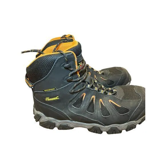 Thorogood Men's Crosstrex Series Waterproof 6&quot; Black Safety Toe Hiker US Size 10