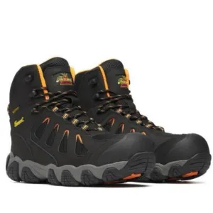 Thorogood Men's Crosstrex Series Waterproof 6&quot; Black Safety Toe Hiker US Size 10
