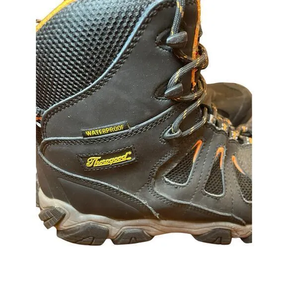 Thorogood Men's Crosstrex Series Waterproof 6&quot; Black Safety Toe Hiker US Size 10