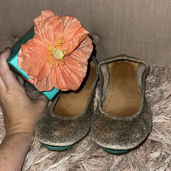 Tieks Shoes ballet Flats either Golden Glitz or Starstruck