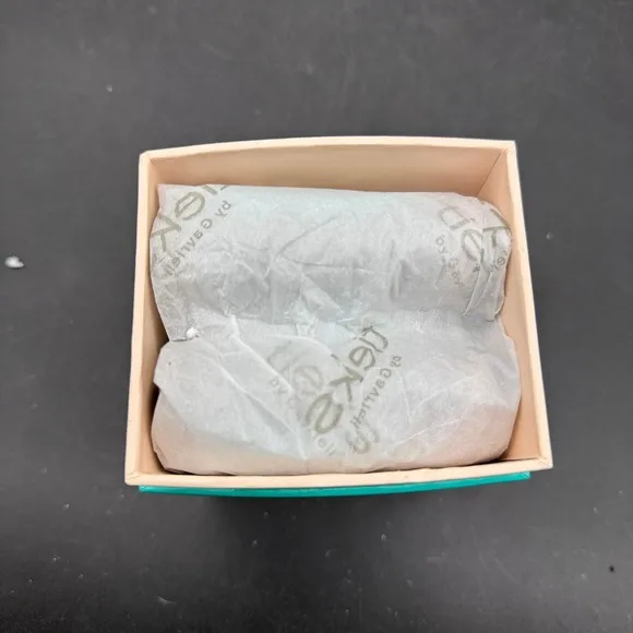 TIEKS Sz 8 Coral Orange w/ Box Ballet Flats Travel Party Storage Bags
