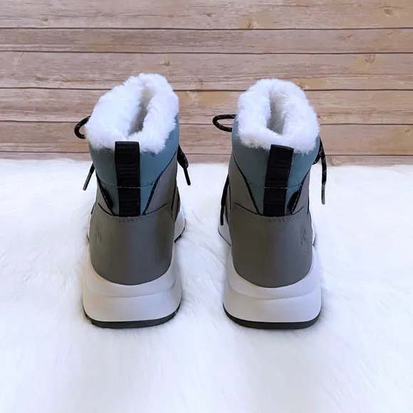Timberland Women’s Boroughs Project Grey Waterproof Winter Pull On Boots