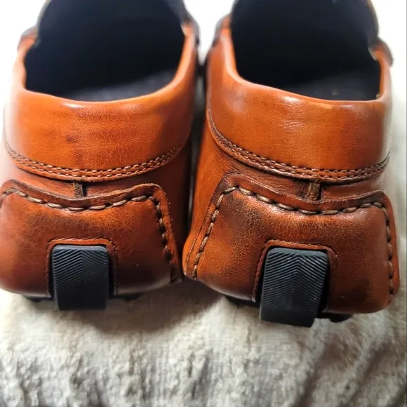 To Boot New York Mens Nordstrom Del Amo Loafers Cognac Sz10.5 Style 199M