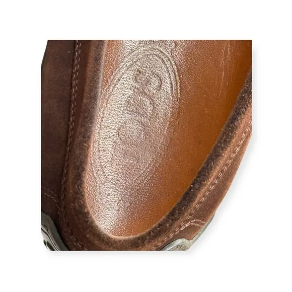 Tod’s ❂ Luxury Slip On Penny Loafers ❂ Choc Brown Suede ❂ 10.5 ❂ Vibram Sole