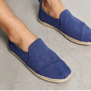 TOMS DECONSTRUCTED ALPARGATA ROPE In Navy  Sz 12