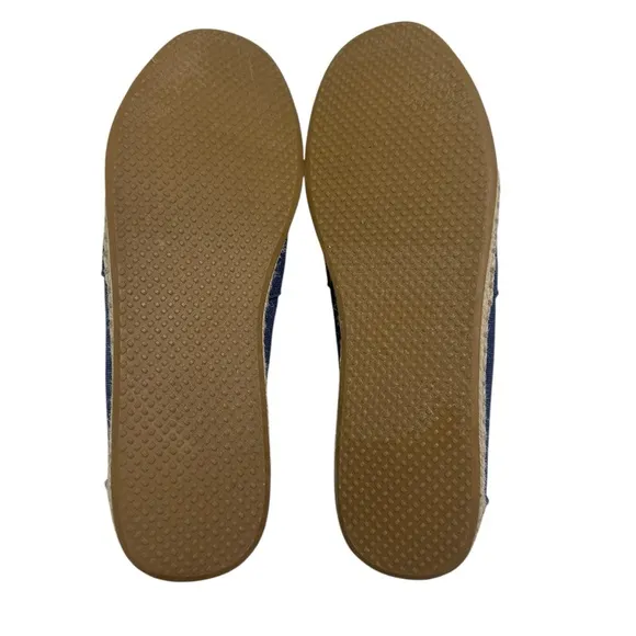 TOMS DECONSTRUCTED ALPARGATA ROPE In Navy  Sz 12