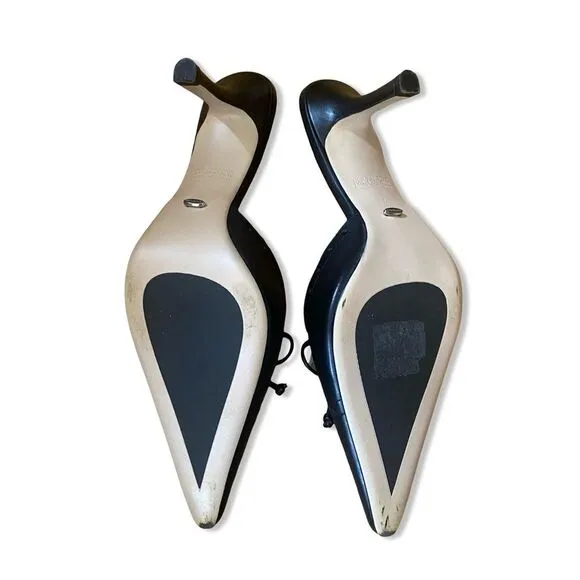 Tony Bianco Scooter black Shoes high heels mules slides Nappa Revolve 7