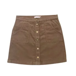 Tory Burch Beige Brown Tan Lucitano Skirt Corduroy Size 8 Short Mini