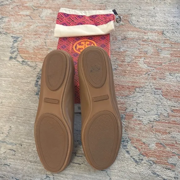 Tory Burch Brown Ballet Flats