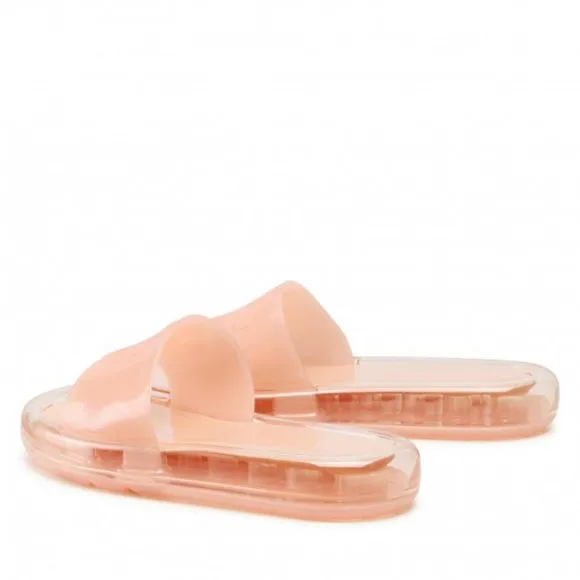 Tory Burch Logo-Embossed Bubble Jelly Slides