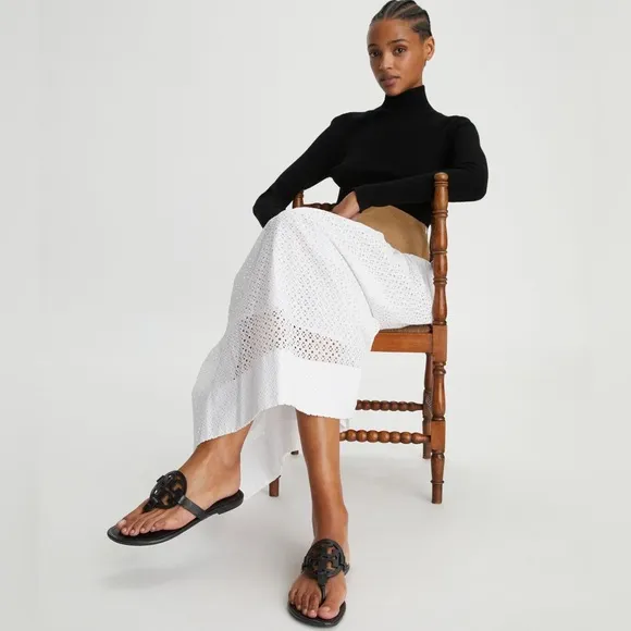 Tory Burch ‘MILLER’ Slides Soft Sandal in Perfect Black