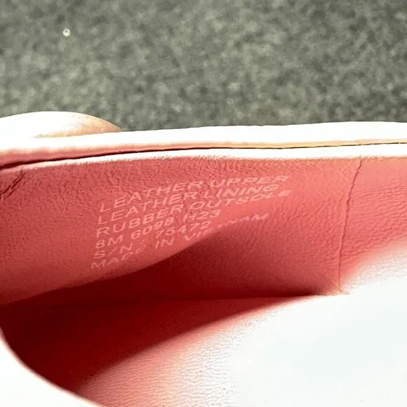 Tory Burch Minnie Travel 75472 Womens 8M Ballet Flats Pink Casual Slip On Shoes