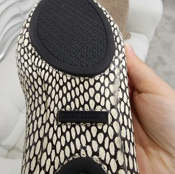 Tory Burch Printed Minnie Travel Ballet Flats