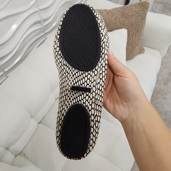 Tory Burch Printed Minnie Travel Ballet Flats